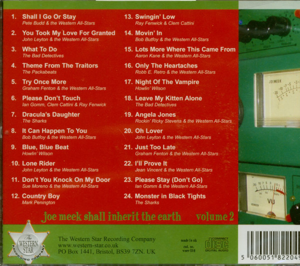 Joe Meek Shall Inherit The Earth Vol.2 (CD)