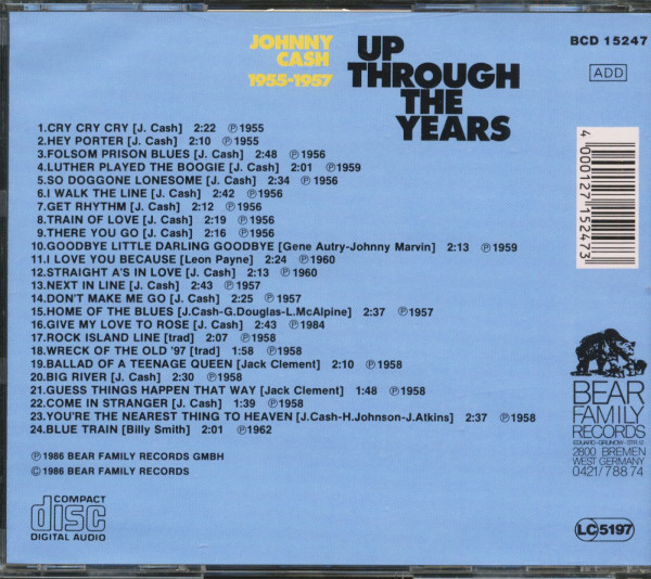 Up Through The Years, 1955-57