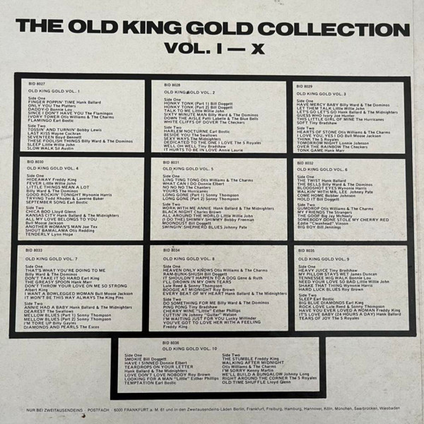 The Old King Gold Collection Vol.I-X (10-LP)