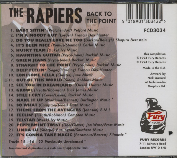 Back To The Point (CD)