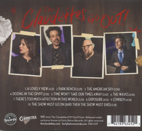 Claudettes Go Out! (CD)