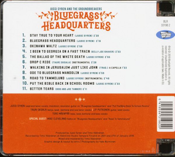 Bluegrass Headquarters (CD)
