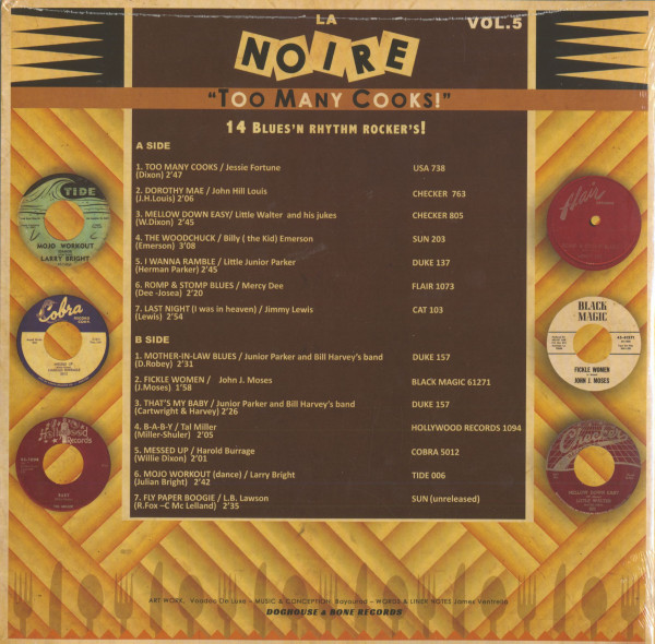 3. Bild von Various: La Noire, Vol.5 - Too Many Cooks (LP)