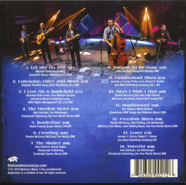 The Travelin' McCourys (CD)