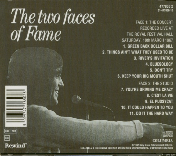 The Two Faces Of Fame (CD)