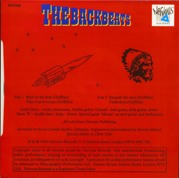 Back To The Beat EP (7inch, EP, 45rpm, PS, SC)