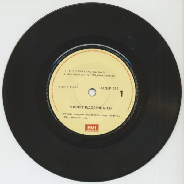 Sounds Incorporated (EP, Australian 7inch EP Series, 45rpm, PS, SC)