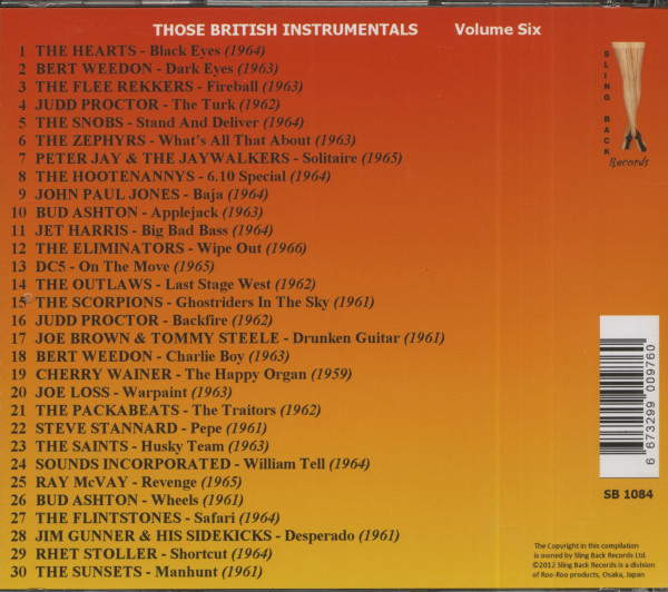 Those British Instrumentals Vol.6 (CD)