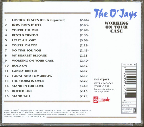 Working On Your Case (CD)