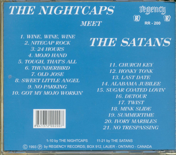 The Nightcaps Meet The Satans (CD)
