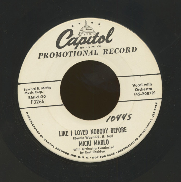 Pet Me Poppa - Like I Loved Nobody Before (7inch, 45rpm)