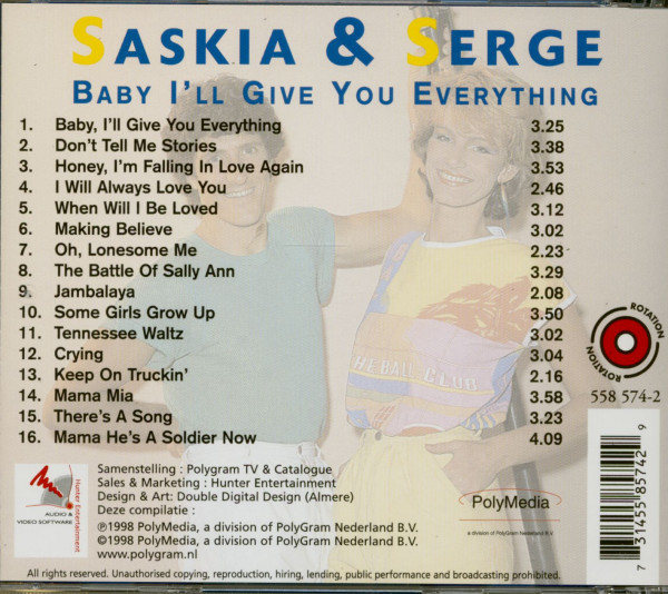 Baby I'll Give You Everything (CD)