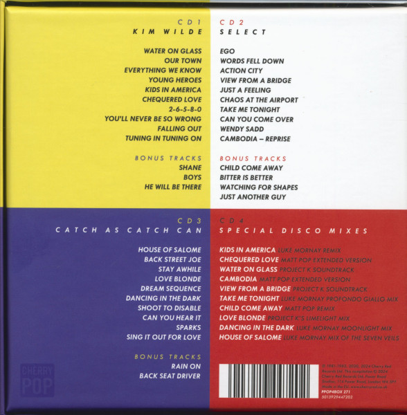 Love Blonde -The RAK Years 1981 - 1983 (4-CD Deluxe Box)