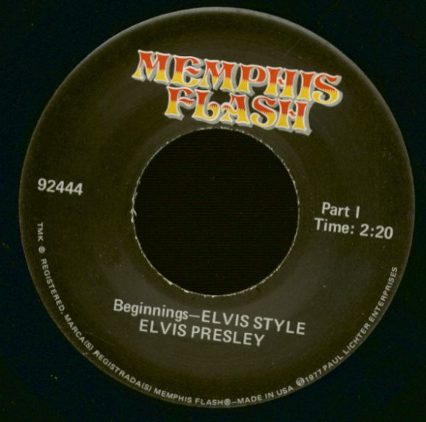 Elvis In The Beginning - Mr.Dynamite (7inch, 45rpm, Picture Sleeve + Booklet)