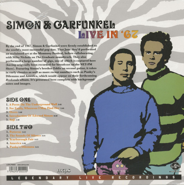 Simon And Garfunkel Live In 67 (LP, 180g Vinyl)