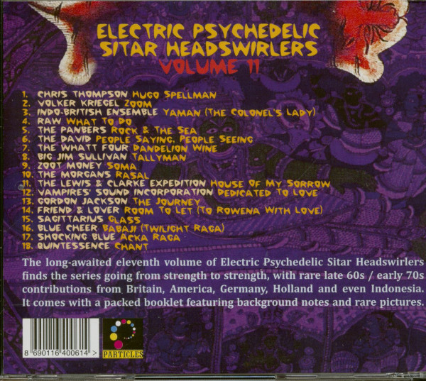 Electric Psychedelic Sitar Headswirlers Vol.11 (CD)