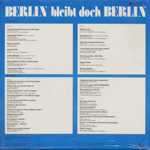 Berlin bleibt doch Berlin (2-LP)