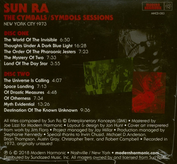 The Cymbals - Symbols Sessions - New York City 1973 (2-CD)