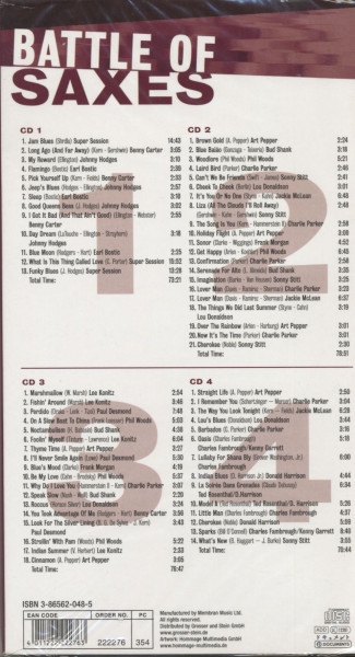 Battle Of Saxes Vol.2 (4-CD)