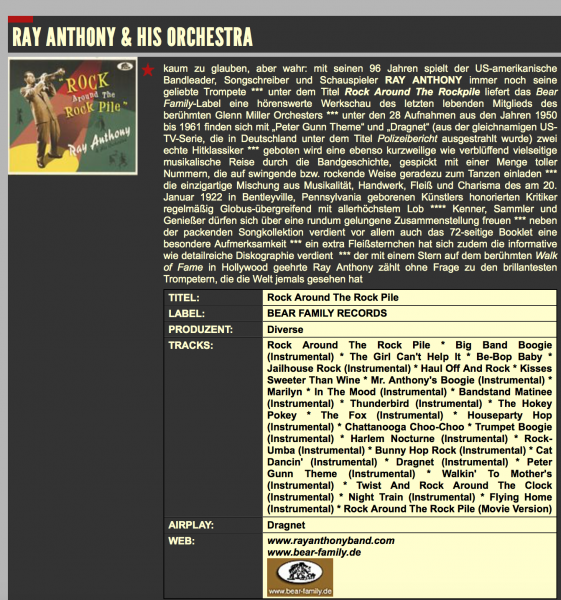 Presse-Archiv-Ray-Anthony-His-Orchestra-Rock-Around-The-Rock-Pile-countryjukebox