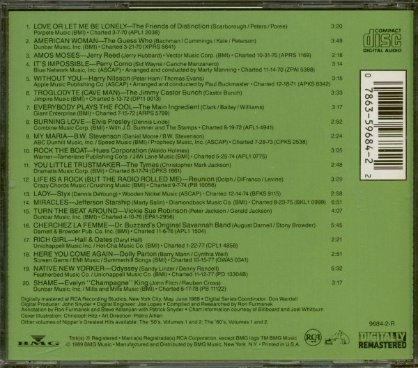 Nipper's Greatest Hits - The 70's (CD)