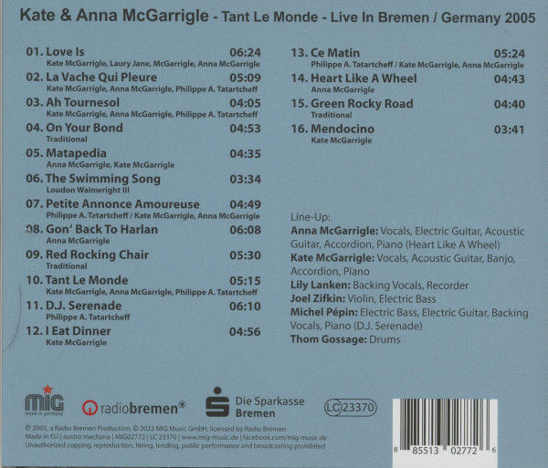 Tant Le Monde - Live In Bremen / Germany 2005 (CD)