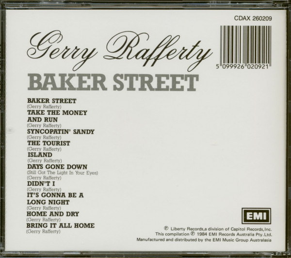 3. Bild von Gerry Rafferty: Baker Street (CD)