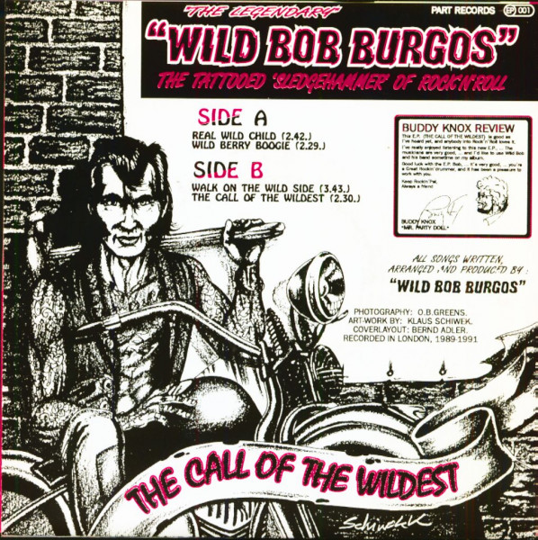 The Call Of The Wildest - The Tattooed Sledgehammer Of Rock'n'Roll (EP, 7inch, 45rpm, PS, BC)