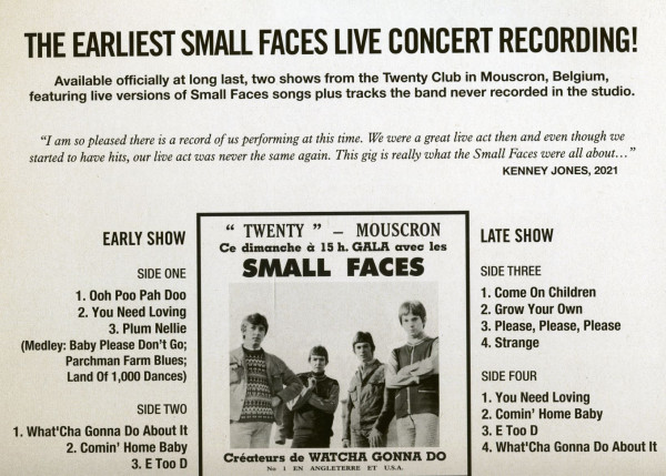 Live 1966 - Twenty Club - 9 January 1966 (2-LP, 180g colored Vinyl, Ltd.)