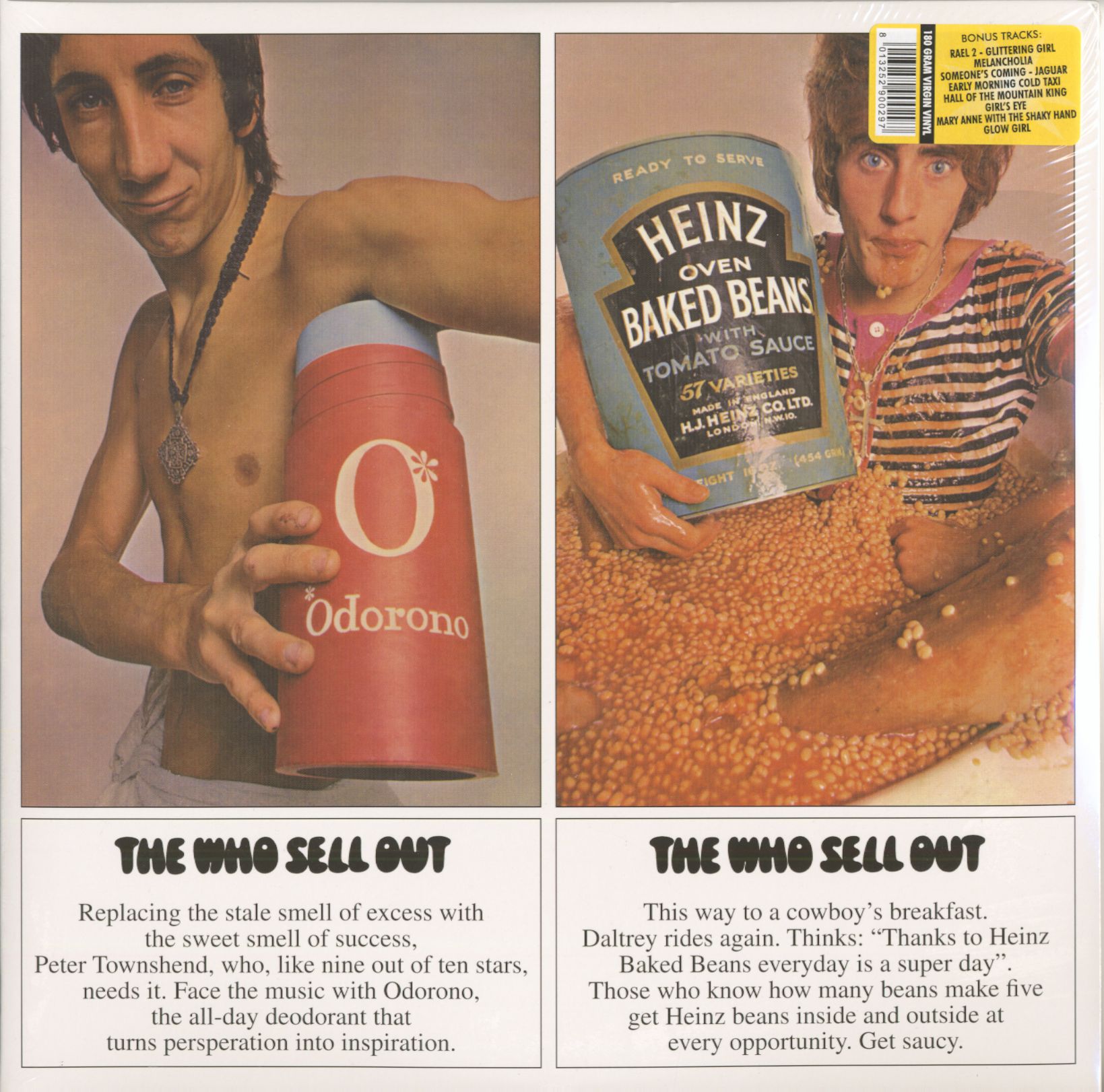The Who Lp The Who Sell Out 1967 Plus 2 Lp 180g Vinyl Bear 