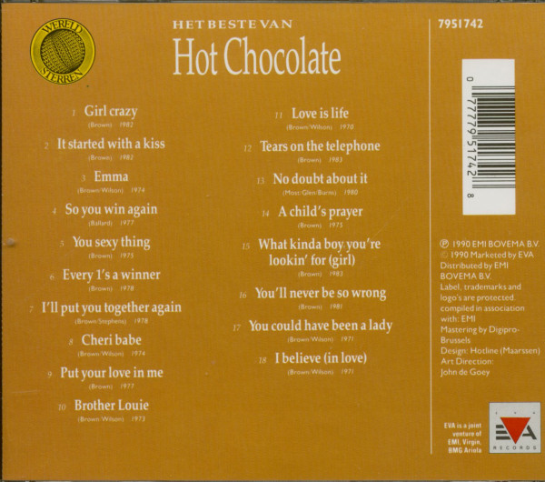 Het Beste Van Hot Chocolate (CD)