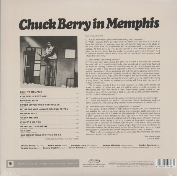 Chuck Berry In Memphis (LP)