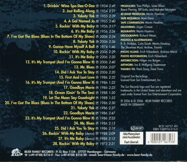 It's Me Baby - The Sun Years, plus