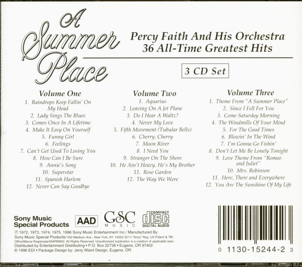 A Summer Place (3-CD)