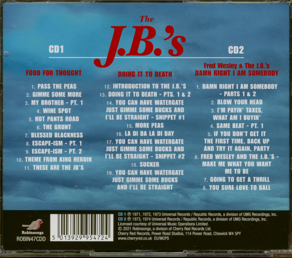 The J.B.'s - 3 Classsic Albums (2-CD)