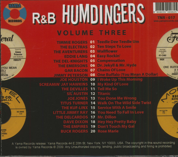 R&B Humdingers Vol.3 (CD)