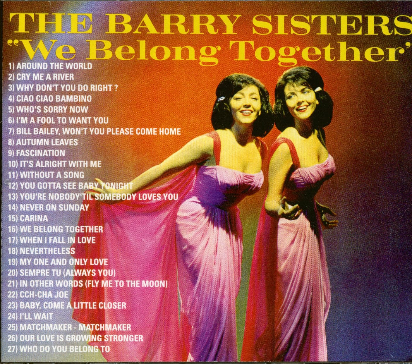 The Barry Sisters CD: Side By Side - We Belong Together (CD) - Bear ...
