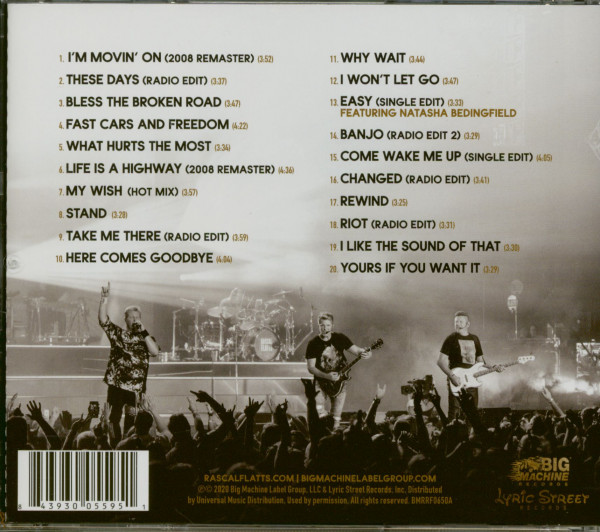 Twenty Years Of Rascal Flatts - The Greatest Hits (CD)