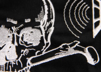 Vorschau: Rumble Worker Shirt, black, white print, size L Vorschau: Rumble Worker Shirt, black, white print, size L