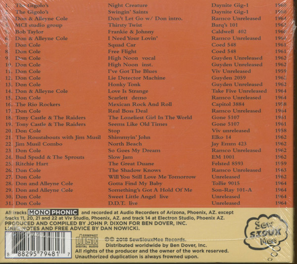 Something's Got A Hold On Me - The Don Cole Story (CD)