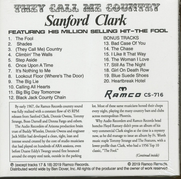 They Call Me Country - plus (CD)