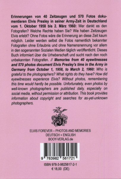 Elvis Forever - Photos And Memories (Book)