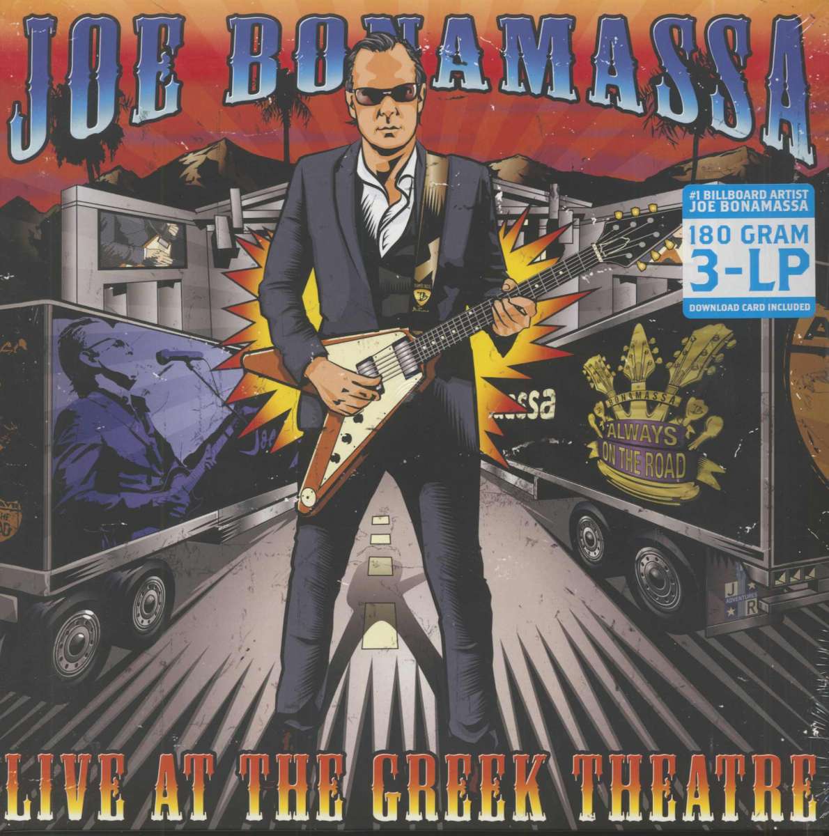 Joe Bonamassa LP: Live At The Greek Theatre (3-LP, Vinyl 180g) - Bear - Joe Bonamassa Live At The Greek Theatre