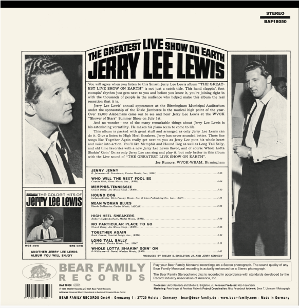 The Greatest Live Show On Earth (LP, 180gram Vinyl)