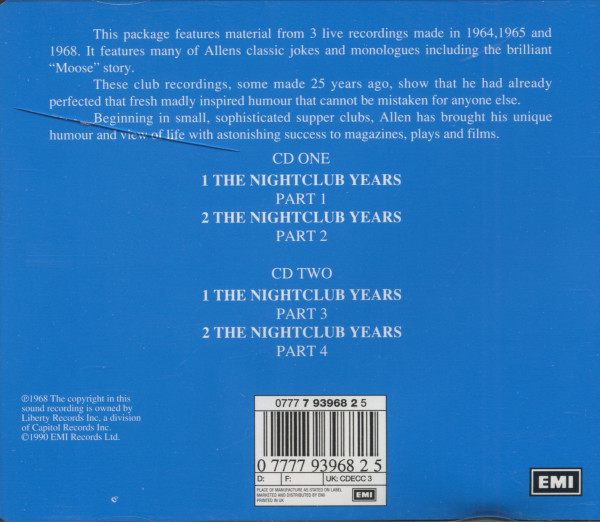 The Nightclub Years 1964–1968 (2-CD)