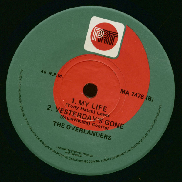 The Overlanders - Australian EP Series (7inch EP, 45rpm, SC)