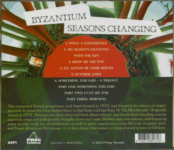3. Bild von Byzantium: Seasons Changing (CD)
