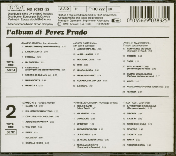 L'Album Di Perez Prado (2-CD)