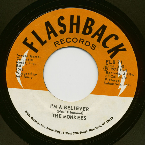 Pleasant Valley Sunday - I'm A Believer (7inch, 45rpm)