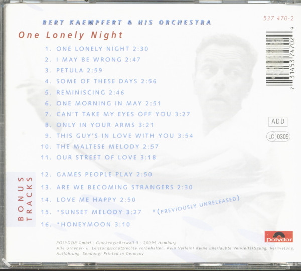 Vol.08, One Lonely Night